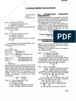 Boiler Water Calculations