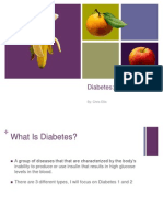 Diabetes: I & II: By: Chris Ellis