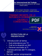 Trabajo Infantil en La RD - Lic - Laetitia Dumas-Dr - José Miguel Santos