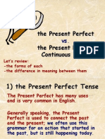Present Perfect vs Present Perfect Cont