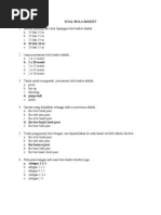 Latihan Soal Bola Basket