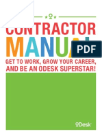 Odesk Contractor Manual 2013