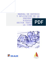 estudio realizado con maz sobre prevencin de riesgos laborales empresas textiles