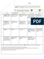 Science Unit Summative Assessment Answer Key