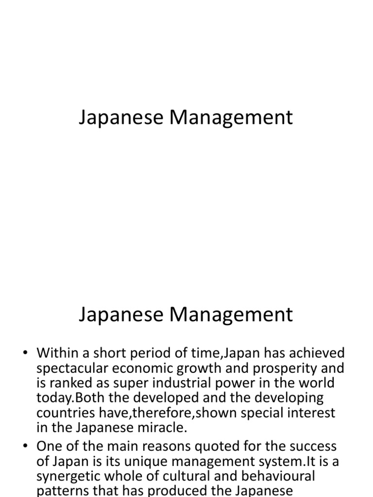 Japanese Management Pdf , Japanese Management: Strengths to Preserve – SKNI