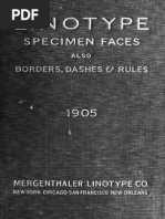 Download Mergenthaler Linotype Specimens 1905 by Viator SN185069938 doc pdf