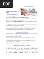 A Revolução Liberal de 1820.resumo