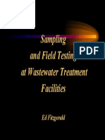 Sampling and Field Testing at Wastewater Treatment Facilities