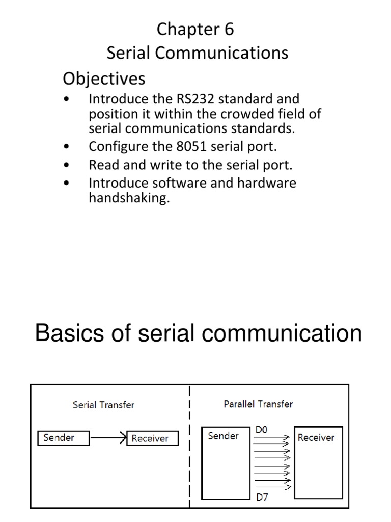 RS232 Serial Communication Configuration and Basics | PDF | Networks ...