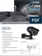 Avtron IR Bullet CCTV Camera AA 4549P FSR7