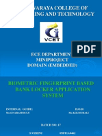 Visvesvaraya College of Engineering and Technology: Ece Department Miniproject Domain (Embedded)