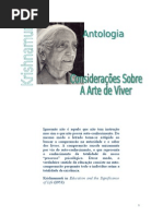 Jiddu Krishnamurti - A Arte de Viver
