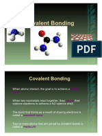 Covalent Bonding