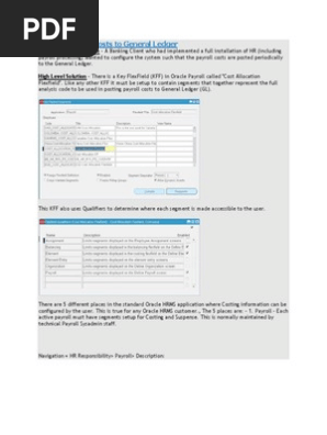 Posting Payroll Costs to General Ledger
