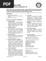 Shell Tellus Oils C Overview | PDF | Corrosion | Chemistry