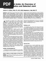 Download Foot and Ankle Arthrokinematics by Craig Stewart SN185097260 doc pdf
