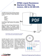 EPMA Liquid Resistance Starters For Slip-Ring Motors. 200 To 20 000 KW