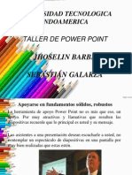 Taller de Power Point Jhoss y Sebastian