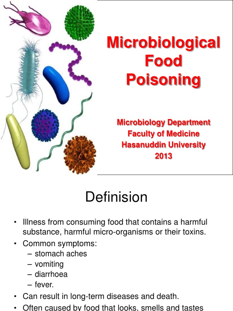 Microbiological Food Poisoning Overview | PDF | Escherichia Coli ...