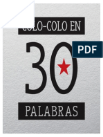 Colo Colo en 30 Palabras