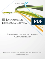 ALVAREZ AGIS Emanuel, GIRARD Cristian, KICILLOF Axel, MARONGIU Federico - La macroeconomía en la post-convertibilidad
