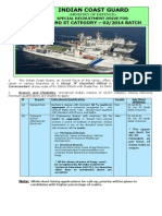 Notification Indian Coast Guard Assistant Commandant Posts