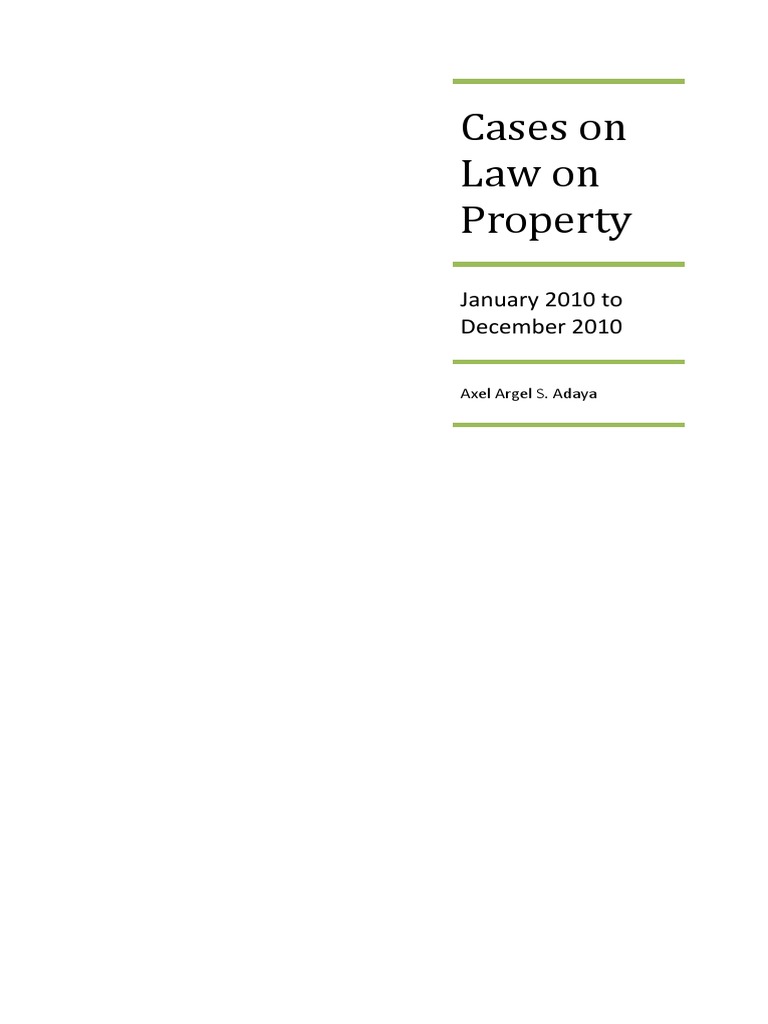 Property | PDF | Mortgage Law | Property
