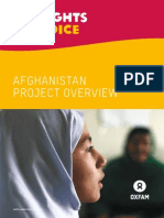 My Rights, My Voice Afghanistan Project Overview