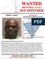 Robert Smith Sex Offender Wanted Poster