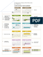 2013-2014 Calendar