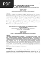 Download Analisis Aspek-Aspek Yang Mempengaruhi Kepuasan Kerja Karyawan by abcgungkurniadi SN185129467 doc pdf