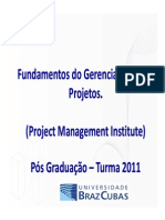 Gestao de Projetos Fundamentos - Braz Cubas - Parte 1