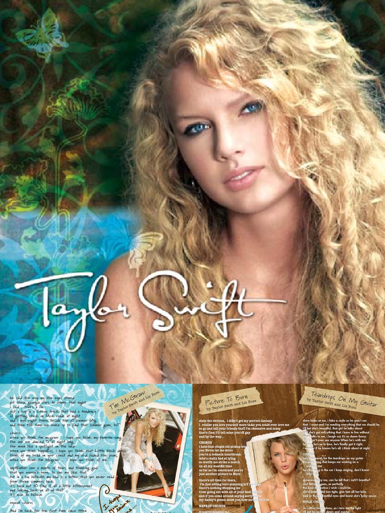 Taylor swift lover digital booklet pdf