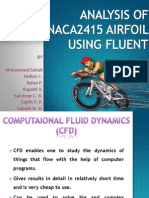 Analysis of Naca2415 Airfoil Using Fluent 