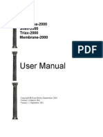 Manual Response 2000