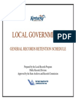 Localgovernment General Records Retention Schedule