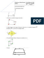 avaliação 8c - quadrilateros