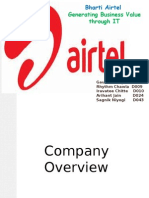 Airtel - adding business value through IT