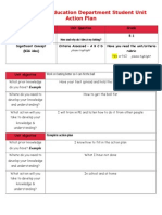 Student Unit Action Plan 1