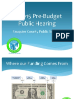 Fauquier County Public Hearing for 2014-2015 school budget