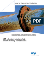 UOP Mercury Removal For Natural Gas Production Brochure