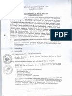 Sesión Ordinaria de Junta Directiva COLEGIO DE ABOGADOS DE LIMA