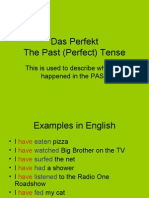 Past (Perfect) Tense German Verbs