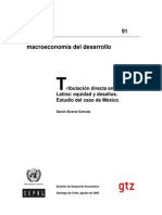 Tributación Directa, caso México.CEPAL.2008