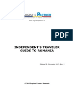 The Independent's Traveler Guide To Romania - Ed III, Nov 2013, Rev 2
