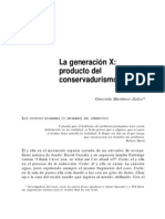 La Generacion X Producto Del Conservadurismo