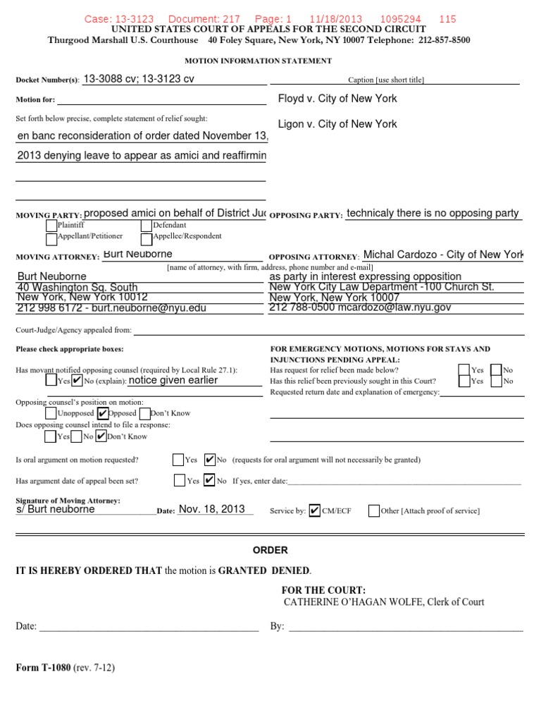 Schein DL in | PDF | Settlement (Litigation) | Judicial Disqualification