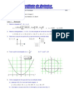 Lista de Exercícios Resolvidos de Matemática Com Curvas e Superfícies