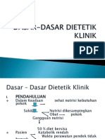 Dasar-Dasar Dietetik Klinik