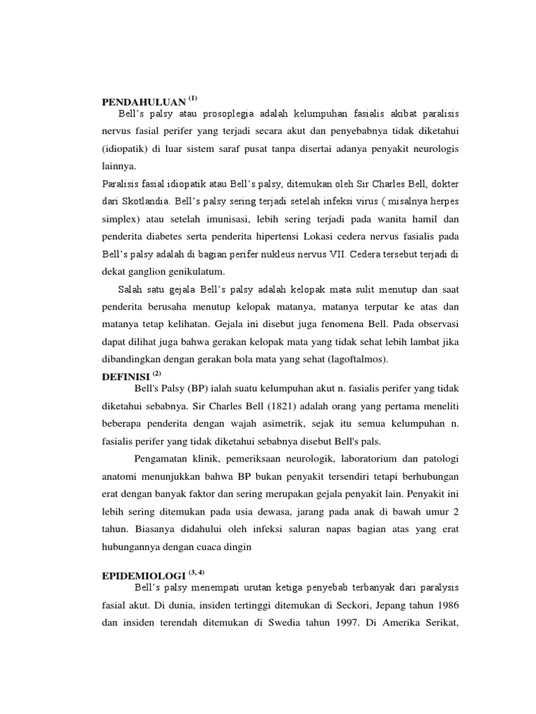 Bells Palsy | PDF